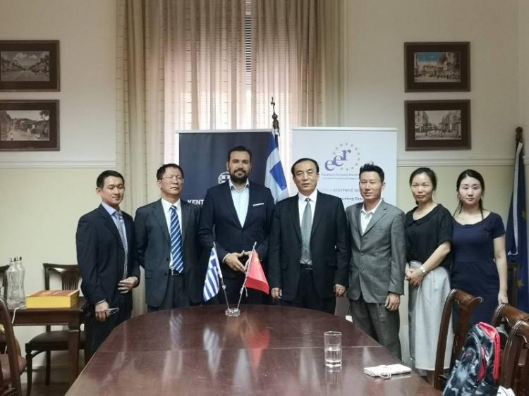 Στρατηγική συνεργασία της Περιφέρειας Κεντρικής Μακεδονίας με επαρχίες της Κίνας 
