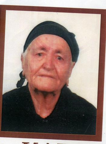 Σε ηλικία 97 ετών έφυγε από τη ζωή η η ΟΛΓΑ ΚΑΡΑΟΥΛΑ (χήρα Γεωργίου Καραούλα)