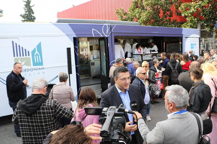 Το «Λεωφορείο της Μακεδονικής Κουζίνας» της ΠΚΜ ξεκίνησε το ταξίδι του στην Ευρώπη από την 34η Philoxenia