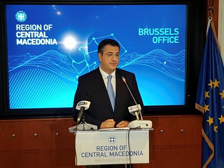 Α. Τζιτζικώστας : «Η Κεντρική Μακεδονία βρίσκεται πλέον στις Βρυξέλλες, στην καρδιά της Ευρώπης»