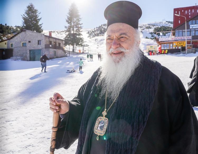 Με λαμπρότητα πανηγύρισε ο Άγιος Σεραφείμ του Σαρώφ στο Χιονοδρομικό Κέντρο στο Σέλι
