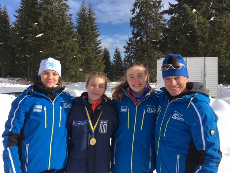 Αθλήτριες του ΕΟΣ Νάουσας σε αγώνα FIS Σκι Δρόμων Αντοχής/ Ladies/Child στη Βοσνία
