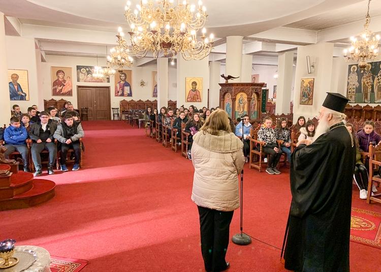 Μαθητές από το 1ο Λάππειο Γυμνάσιο Ναούσης επισκέφθηκαν την Ιερά Μονή Παναγίας Δοβρά Βεροίας