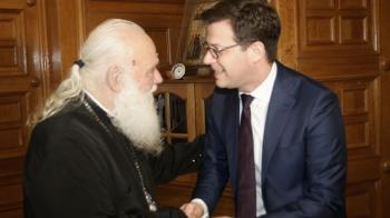 Επίσημη συνάντηση Υφυπουργού Μεταναστευτικής Πολιτικής Ά.Τολκα με Αρχιεπίσκοπο Αθηνών και Πάσης Ελλάδος Ιερώνυμο