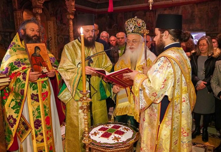Εορτάστηκε η μνήμη του Οσίου Χριστοδούλου του εν Πάτμω στην Ιερά Μονή Αγίων Πάντων Βεργίνης