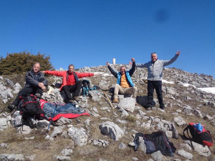 ΒΕΡΜΙΟ, Κορυφή Στουρνάρι 1769 μ, Κυριακή 31 Μαρτίου 2019, με τους ορειβάτες Βέροιας