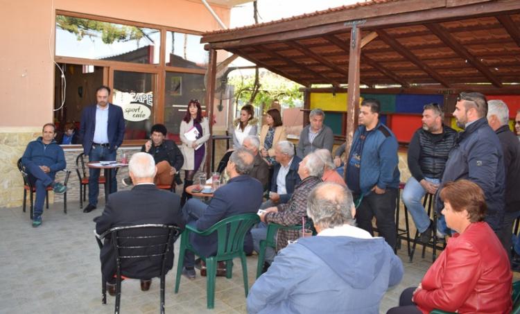 Εγκαινίασε τους «Δημοσίους Διαλόγους»  σε τοπικές κοινότητες ο Κ. Βοργιαζίδης 