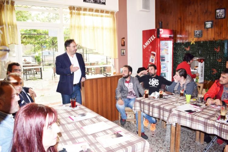 Δημόσιους Διαλόγους με κατοίκους της Αγίας Βαρβάρας και της Άμμου πραγματοποίησε ο Κώστας Βοργιαζίδης 