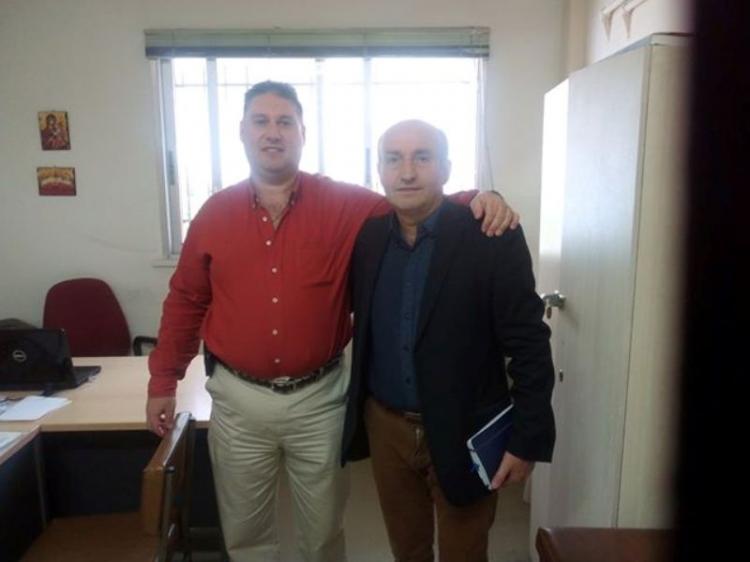 Επίσκεψη του Β. Κωνσταντινόπουλου στο Κέντρο Υγείας Αλεξάνδρειας