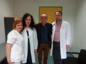 Επίσκεψη του Β. Κωνσταντινόπουλου στο Κέντρο Υγείας Αλεξάνδρειας