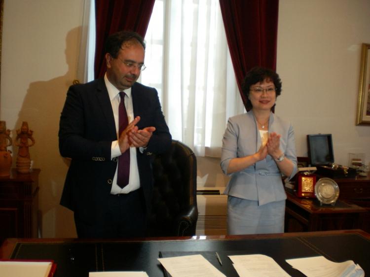 Σύμφωνο συνεργασίας του Δήμου Βέροιας με το Δήμο της Απαγορευμένης Πόλης του Πεκίνου