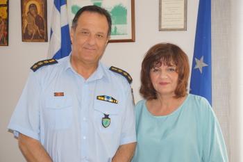 Με το διευθυντή της Διεύθυνσης Αστυνομίας και το Δ.Σ. των  Αστυνομικών Υπαλλήλων Ημαθίας συναντήθηκε η Φρόσω Καρασαρλίδου