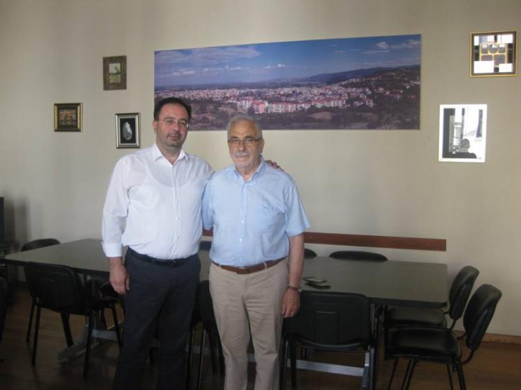 Σημειολογικές επισκέψεις του Τηλέμαχου Χατζηαθανασίου σε Δήμο, Νοσοκομείο και Αστυνομία Ημαθίας