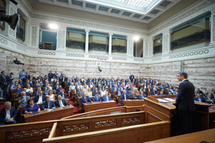 Ομιλία του Πρωθυπουργού και Προέδρου της Ν.Δ. κ. Κ.Μητσοτάκη στη Συνεδρίαση της Κοινοβουλευτικής Ομάδας