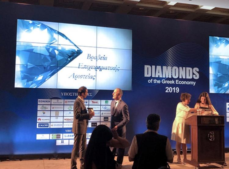 Διάκριση της Vitro Hellas στα Diamonds of the Greek Economy