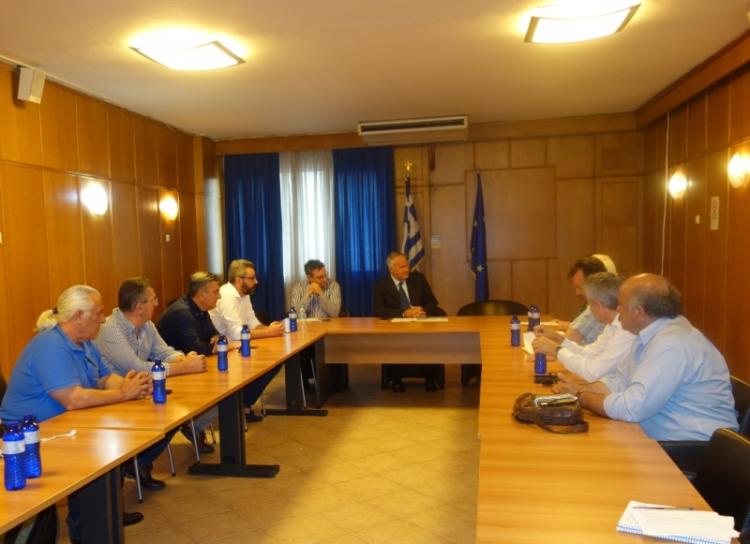 Συνάντηση ΥπΑΑΤ Μάκη Βορίδη με εκπροσώπους του Σ.Α.Σ.Ο.Ε.Ε., παρών ο Χρ. Γιαννακάκης
