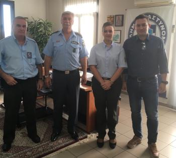 Με τα στελέχη της Δημοτικής Αστυνομίας Βέροιας συναντήθηκε ο Αστυνομικός Διευθυντής Ημαθίας