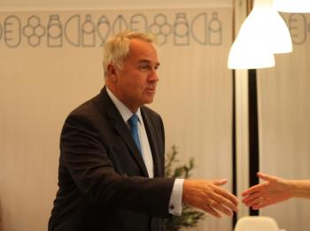 Ο Υπουργός Αγροτικής Ανάπτυξης και Τροφίμων, Μάκης Βορίδης στο Συμβούλιο Υπουργών Γεωργίας στο Λουξεμβούργο 