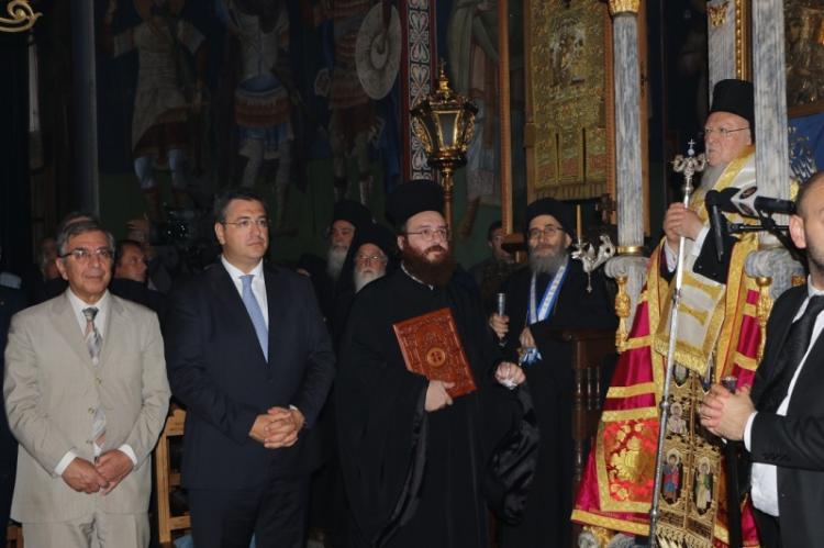 Ο Περιφερειάρχης Κ. Μακεδονίας Απ.Τζιτζικώστας στην Ι.Μ. Ξενοφώντος Αγίου Όρους με τον Οικουμενικό Πατριάρχη Βαρθολομαίο