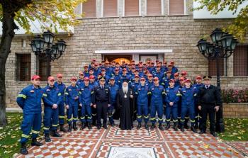 Επίσκεψη 80 φοιτητών της Σχολής Πυροσβεστών Πτολεμαΐδας στον Μητροπολίτη Βεροίας