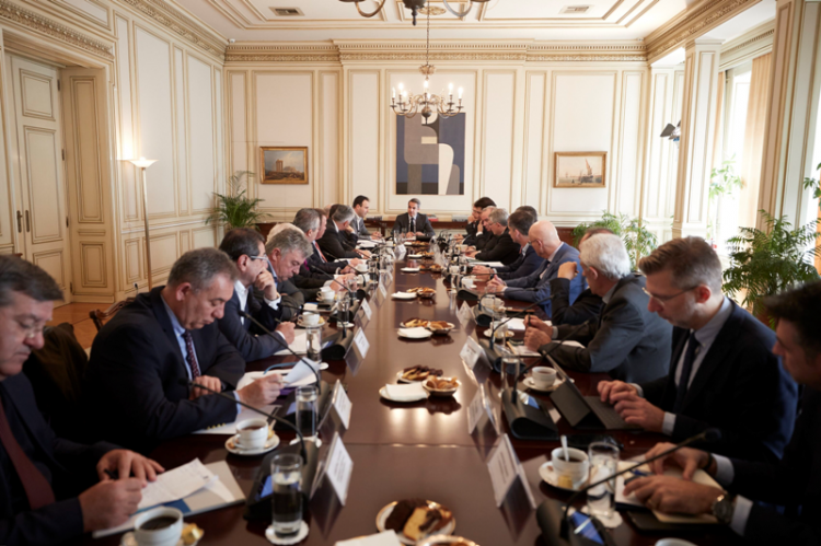 Συνάντηση του Πρωθυπουργού Κυριάκου Μητσοτάκη με την Κεντρική Ένωση Δήμων Ελλάδας