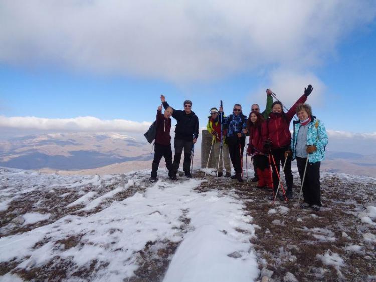 ΟΡΟΣ ΒΕΛΙΑ, κορυφή Γρίβας 1763 μ., Κυριακή 16 Φεβρουαρίου 2020, με τους  Ορειβάτες Βέροιας