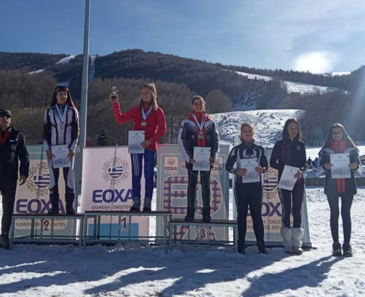 Πολλά μετάλλια για τον ΕΟΣ Νάουσας στο πανελλήνιο Πρωτάθλημα και στο διεθνή αγώνα σκι δρόμων αντοχής στα 3-5 Πηγάδια
