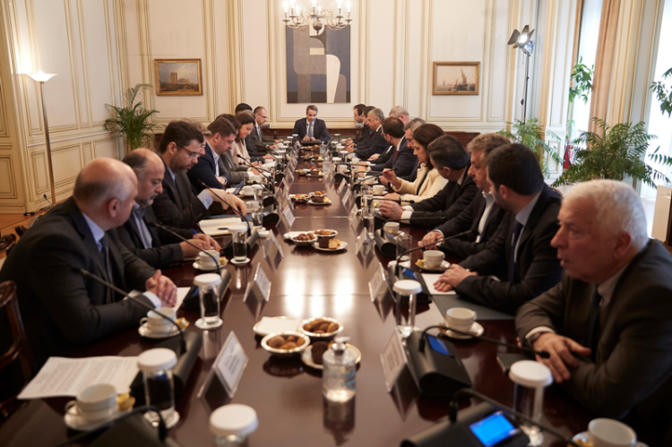 Συνάντηση του Πρωθυπουργού Κυριάκου Μητσοτάκη με τους Περιφερειάρχες