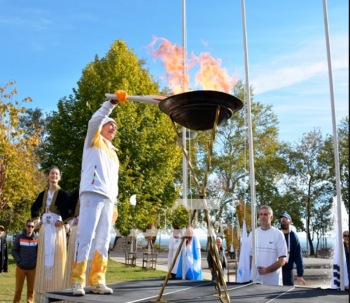 Η Βέροια υποδέχθηκε την Κυριακή την Ολυμπιακή Φλόγα