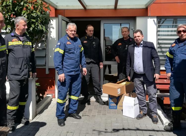 Μάσκες, γάντια και είδη υγιεινής παρέδωσε ο Κ. Καλαϊτζίδης σε Νοσοκομείο, Αστυνομία και Πυροσβεστική της Ημαθίας