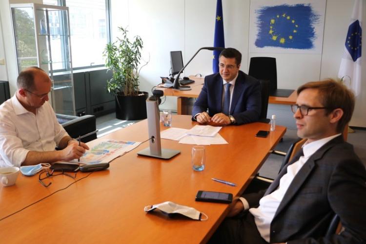 Σύσκεψη του Προέδρου της Ευρωπαϊκής Επιτροπής των Περιφερειών Απ.Τζιτζικώστα με τον Επίτροπο Διαχείρισης Κρίσεων της ΕΕ Janez Lenarčič