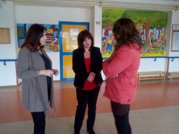 Η βουλευτής Φρόσω Καρασαρλίδου επισκέφθηκε σχολεία ειδικής αγωγής