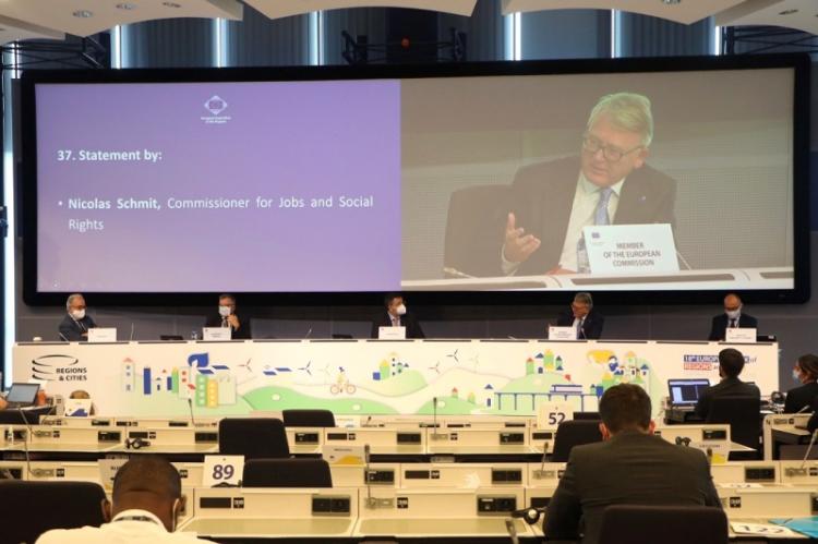 Εργασία, οικονομία και περιβάλλον στο επίκεντρο της συνόδου της Ολομέλειας της Ευρωπαϊκής Επιτροπής των Περιφερειών στις Βρυξέλλες