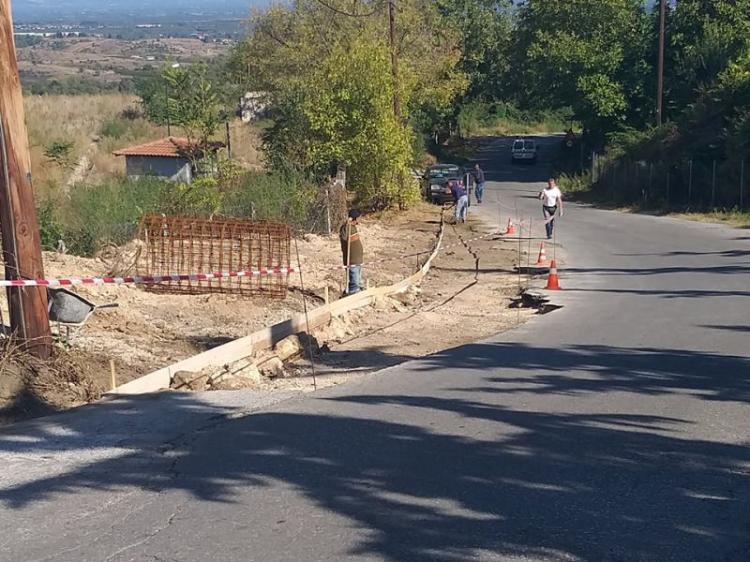 Δήμος Νάουσας : Εργασίες βελτίωσης του δρόμου που συνδέει τη Νάουσα με τον Κοπανό
