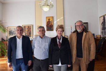 Συνάντηση της ΥΜΑΘ Μ. Κόλλια-Τσαρουχά με τον Πρόεδρο και μέλη του Δ.Σ. της Κεντρικής Αγοράς Θεσσαλονίκης