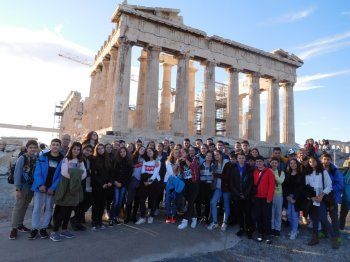 Μαθητές του 3ου Γυμνασίου Νάουσας σε εκπαιδευτική επίσκεψη στην Αθήνα
