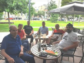 Καφές με ποδοσφαιρική συζήτηση Παύλου Δερμιτζάκη - δημοσιογράφων