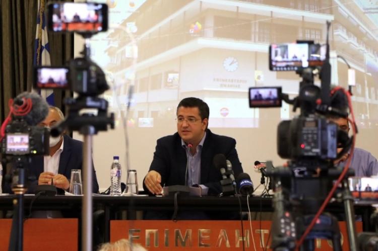 Παρουσίαση του νέου Διοικητηρίου Ημαθίας στη Βέροια από τον Περιφερειάρχη Κεντρικής Μακεδονίας Απόστολο Τζιτζικώστα