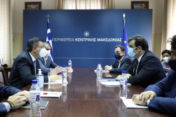 Συνάντηση του Απ.Τζιτζικώστα με τον Υπουργό Ψηφιακής Διακυβέρνησης Κ. Πιερρακάκη και τους Υφυπουργούς Γ. Γεωργαντά και Θ. Λιβάνιο