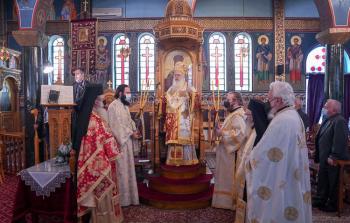 Αρχιερατική Θεία Λειτουργία στην Ξεχασμένη με την ευκαιρία της επερχόμενης εορτής του Αγίου Μεγαλομάρτυρος Δημητρίου