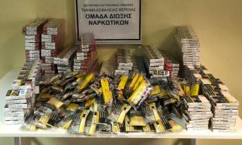 Ημαθία : Είχε στο σπίτι του πάνω από 750 λαθραία πακέτα τσιγάρων και καπνού