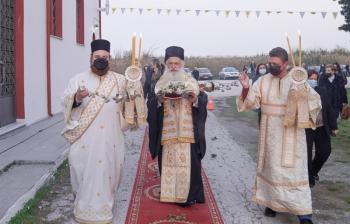 Την Τιμία Κάρα της Αγίας Υπομονής υποδέχθηκαν τα Κύμινα Θεσσαλονίκης