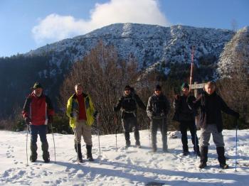 ΜΠΟΥΡΙΝΟΣ, Κορυφή ( Ντρισινίκος ) 1.866μ., Κυριακή 19 Δεκεμβρίου 2021, Με τους ορειβάτες Βέροιας -Πορεία στο χιόνι