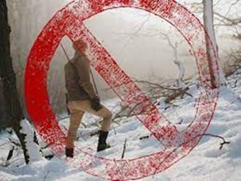 Απαγόρευση θήρας σε περίοδο χιονοπτώσεων