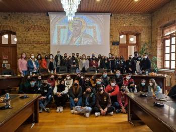 Επίσκεψη μαθητών από Γερμανία και Ιταλία στο Δημαρχείο Βέροιας, στα πλαίσια Προγράμματος Erasmus+ που συμμετέχει το 5ο ΓΕΛ Βέροιας