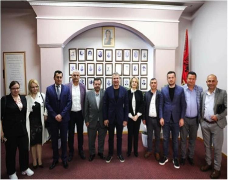 Επίσκεψη του προέδρου της Εθνικής Διεπαγγελματικής Οργάνωσης Πυρηνοκάρπων κ. Χρήστου Γιαννακάκη στην Αλβανία