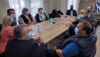 Ευρεία σύσκεψη στο γραφείο του αντιπεριφερειάρχη, με τον πρόεδρο του ΕΛΓΑ, για τις καταστροφές στη φετινή παραγωγή της Ημαθίας