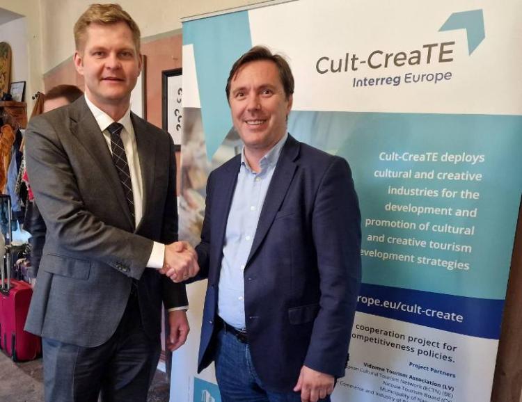 Παρουσία του Δημάρχου Νάουσας Ν.Καρανικόλα παρουσιάστηκαν σε συνέδριο στη Λετονία τα αποτελέσματα του σχεδίου δράσης του δήμου, ως εταίρου, στο ευρωπαϊκό πρόγραμμα INTERREG EUROPE Cult-CreaTE