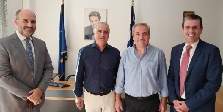 Ο καθηγητής Δ. Καισαρίδης και ο βουλευτής Ν.Δ Δ. Μαρκόπουλος στην Δ.Ε.Ε.Π. Ημαθίας - Στο πλαίσιο συμμετοχής τους στην εκδήλωση 