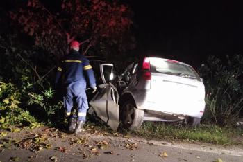 Θανάσιμος τραυματισμός 21χρονου οδηγού στο δρόμο Κουλούρας – Μελίκης στην Ημαθία